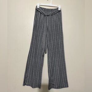 Maxine Nichols High-Waist Black & White Chevron Palazzo Pants Size S (4/6)